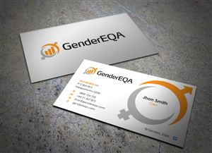 Business Card Design by Eggo May P for GenderEQA | Design #2593599