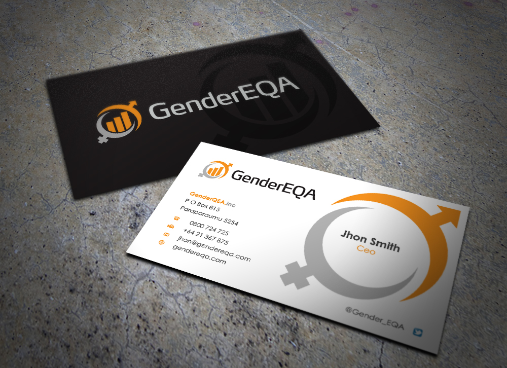 Business Card Design by Eggo May P for GenderEQA | Design #2593603