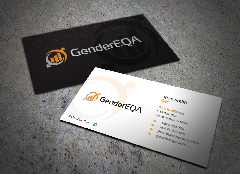 Business Card Design by Eggo May P for GenderEQA | Design #2593624