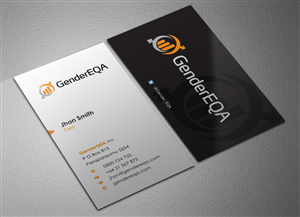 Business Card Design by Eggo May P for GenderEQA | Design: #2598471