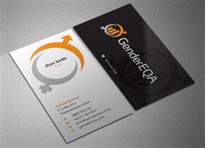 Business Card Design by Eggo May P for GenderEQA | Design: #2598472
