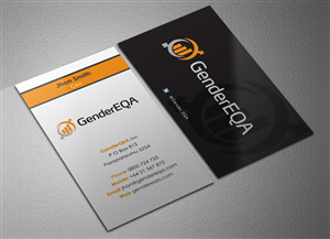 Business Card Design by Eggo May P for GenderEQA | Design: #2603123