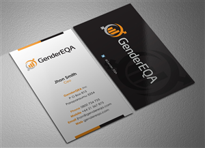 Business Card Design by Eggo May P for GenderEQA | Design: #2603133