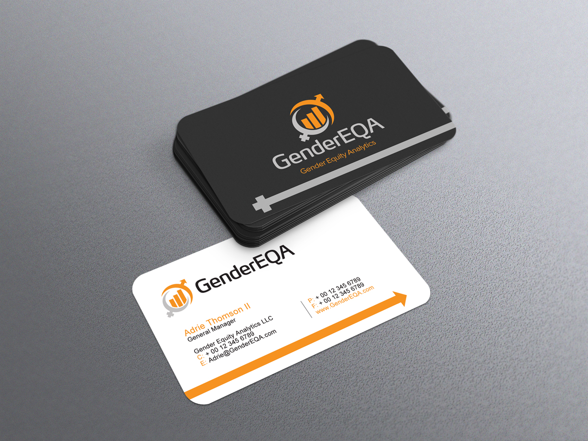 Business Card Design by diRtY.EMM for GenderEQA | Design: #2583899