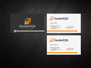 Business Card Design by diRtY.EMM for GenderEQA | Design: #2701751