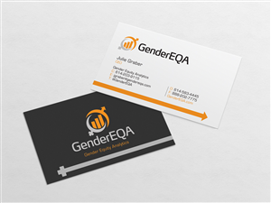 Business Card Design by diRtY.EMM for GenderEQA | Design: #2706491