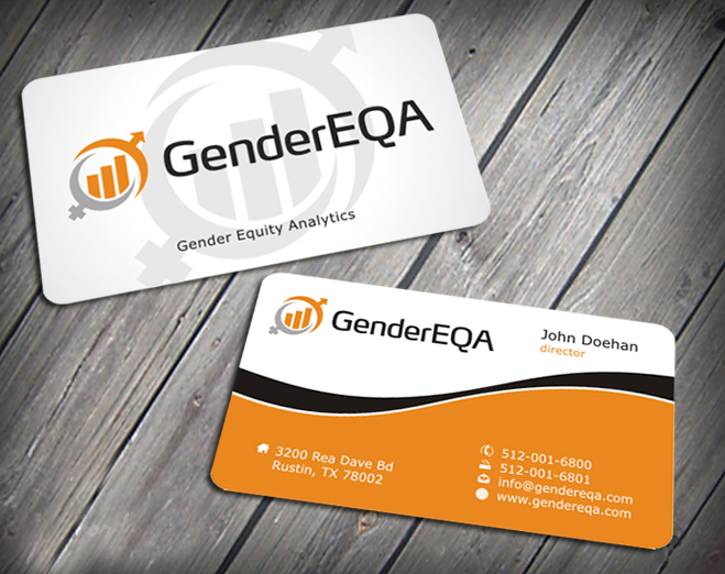 Business Card Design by SKYdesign for GenderEQA | Design #2585666
