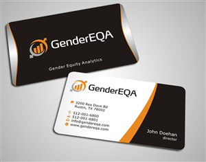 Business Card Design by SKYdesign for GenderEQA | Design: #2585673
