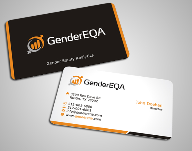 Business Card Design by SKYdesign for GenderEQA | Design #2585676