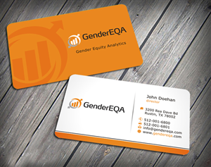 Business Card Design by SKYdesign for GenderEQA | Design: #2585678