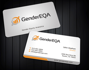 Business Card Design by SKYdesign for GenderEQA | Design: #2585686