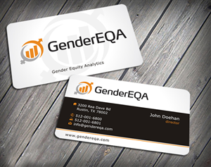 Business Card Design by SKYdesign for GenderEQA | Design: #2585693