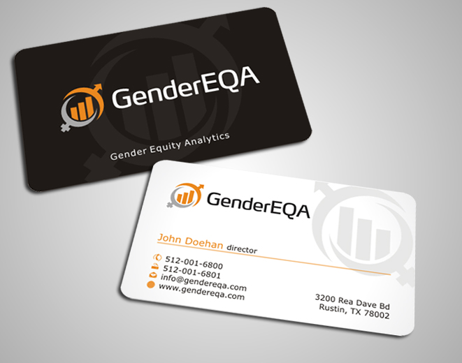 Business Card Design by SKYdesign for GenderEQA | Design #2585695
