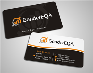 Business Card Design by SKYdesign for GenderEQA | Design: #2585711
