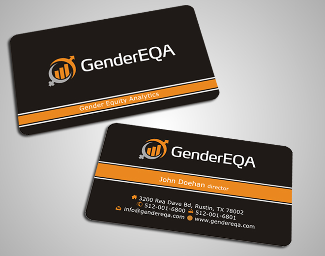 Business Card Design by SKYdesign for GenderEQA | Design #2588976