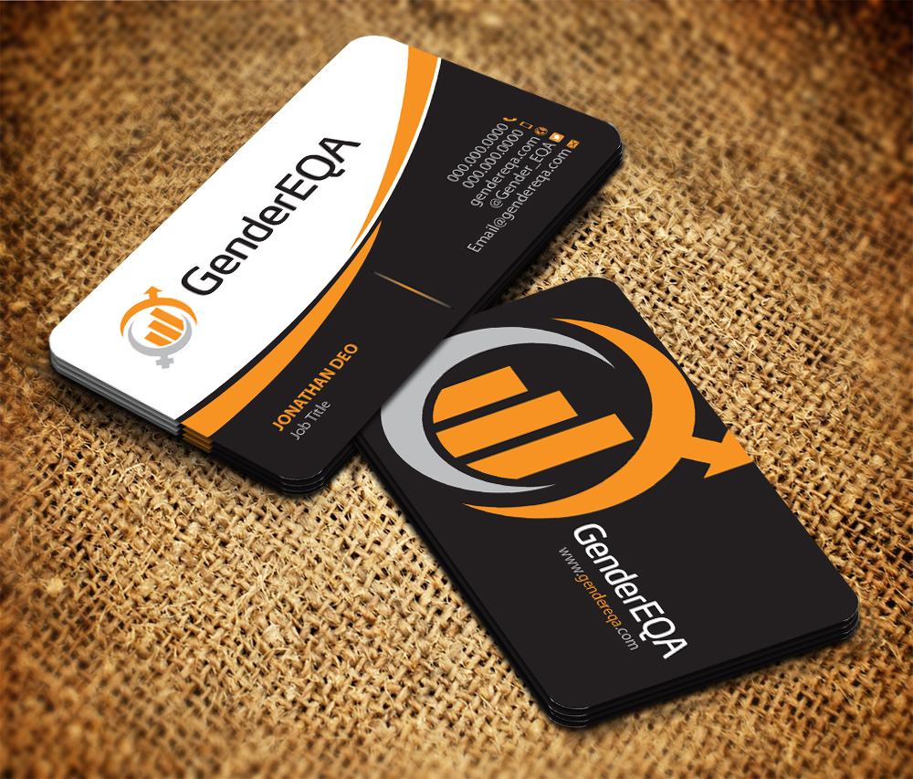 Business Card Design by Sarmishtha Chattopadhyay_loginchange for GenderEQA | Design #2585999
