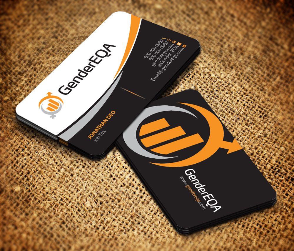 Diseño de Tarjeta de Presentación por Sarmishtha Chattopadhyay_loginchange para GenderEQA | Diseño #2586013