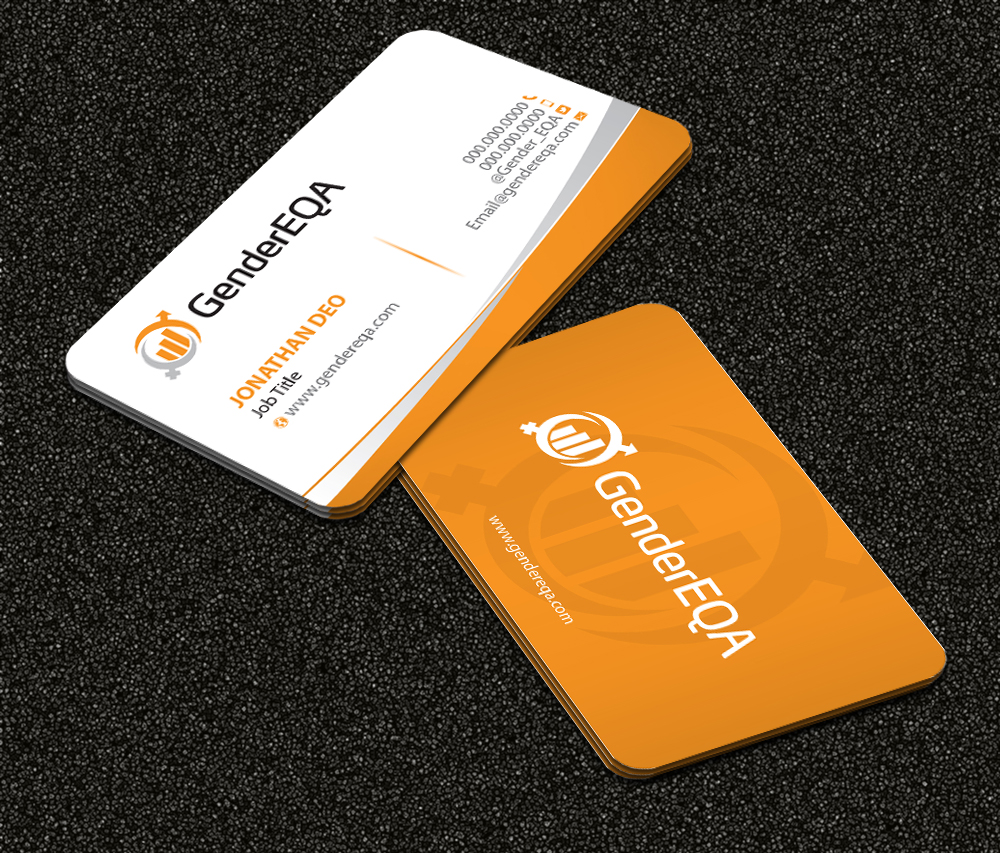 Business Card Design by Sarmishtha Chattopadhyay_loginchange for GenderEQA | Design #2586239