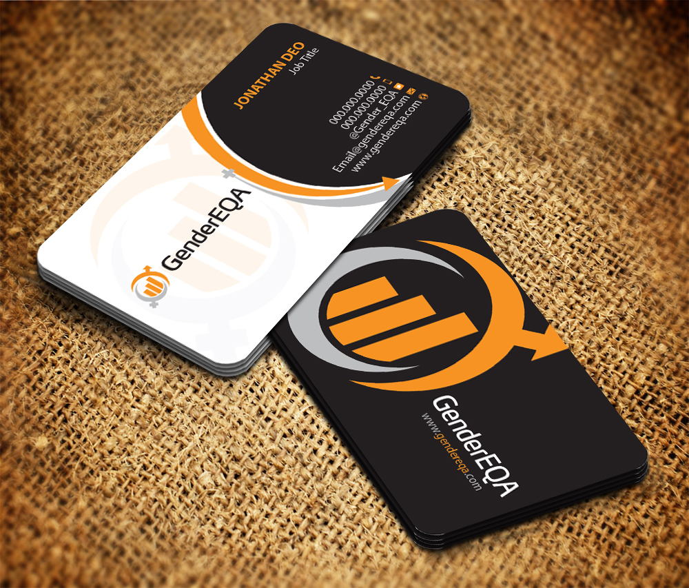 Business Card Design by Sarmishtha Chattopadhyay_loginchange for GenderEQA | Design #2605208