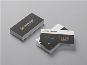 Business Card Design by HYPdesign for GenderEQA | Design: #2604656