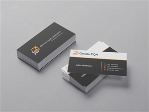 Business Card Design by HYPdesign for GenderEQA | Design: #2605738