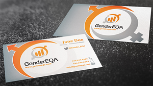 Business Card Design by creationz2011 for GenderEQA | Design #2622906
