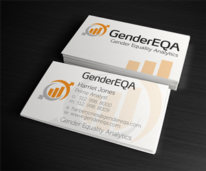 Business Card Design by Debra for GenderEQA | Design #2618589