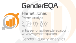 Business Card Design by Debra for GenderEQA | Design: #2618594