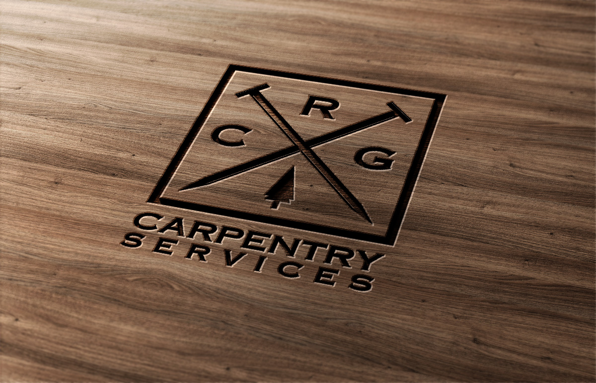 Logo Design by nvisiondesign.co.uk for CRG Carpentry Services | Design #15387125