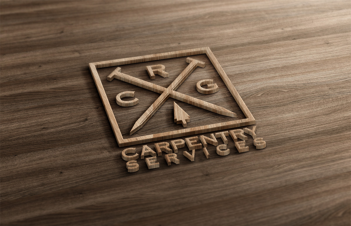 Logo Design by nvisiondesign.co.uk for CRG Carpentry Services | Design #15387127