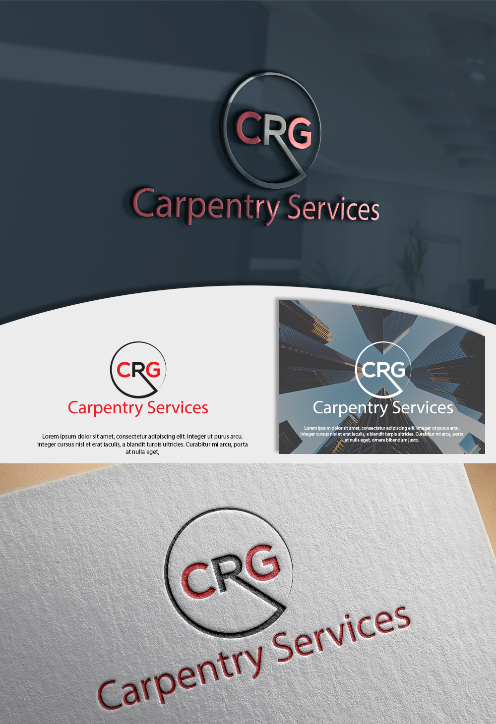 Logo Design by Renewable for CRG Carpentry Services | Design #15391527