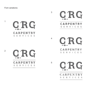 Diseño de Logo por jacw02 para CRG Carpentry Services | Diseño: #15390601