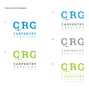 Diseño de Logo por jacw02 para CRG Carpentry Services | Diseño: #15390605