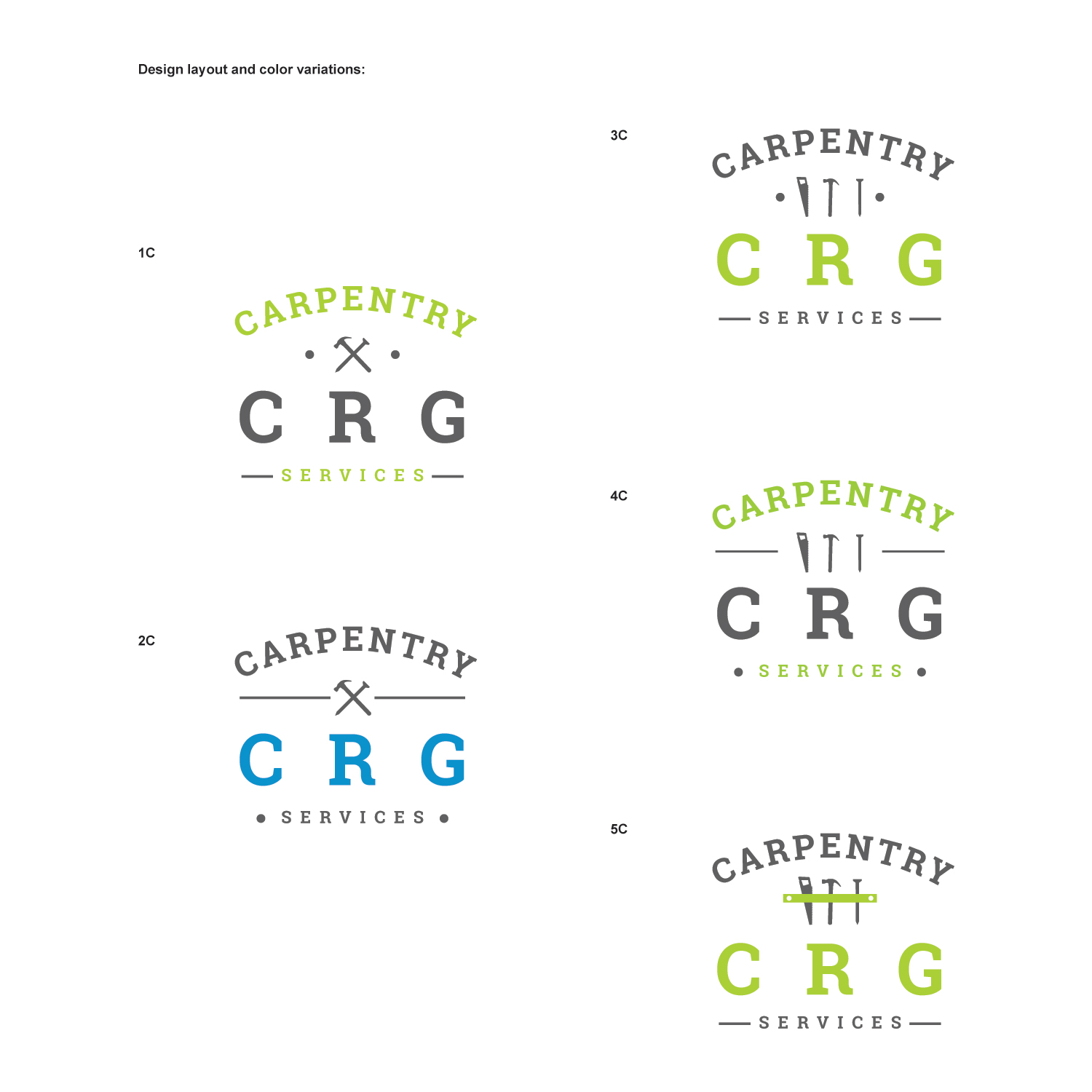 Logo Design by jacw02 for CRG Carpentry Services | Design #15407239