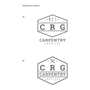 Logo Design by jacw02 for CRG Carpentry Services | Design #15410818