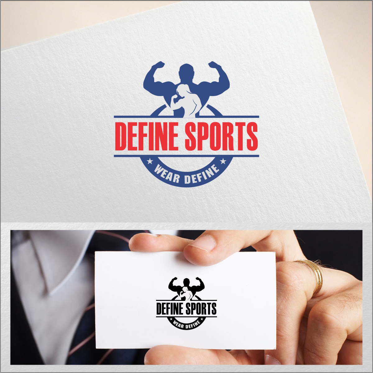 Logo-Design von e-graphics für Define Sports Wear | Design #15457449