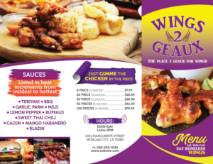Menu Design by Impressive Sol