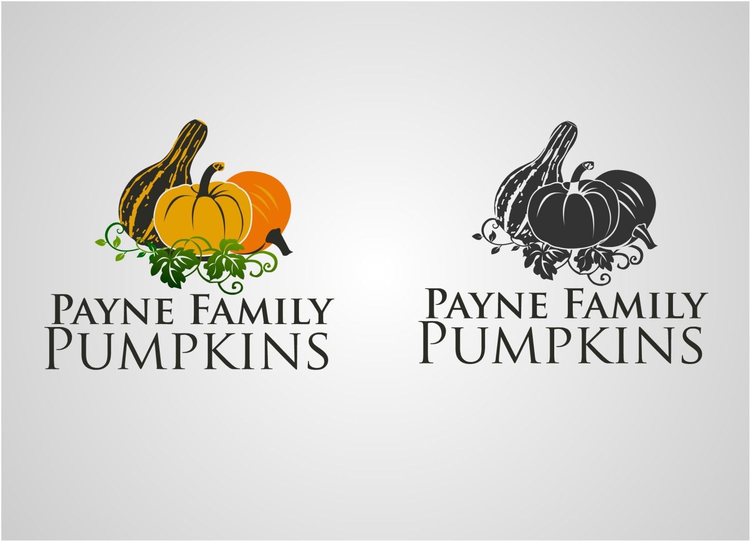 Logo Design by Kero for Payne Family Pumpkins | Design #15367362