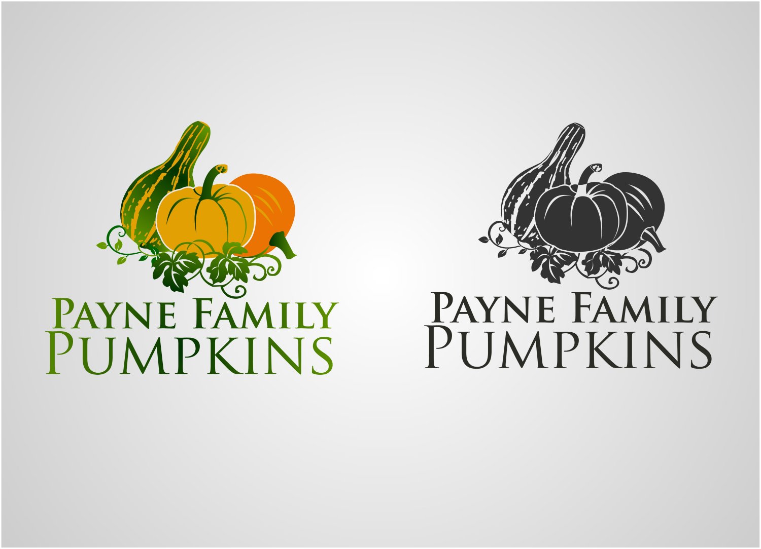Logo Design by Kero for Payne Family Pumpkins | Design #15367800