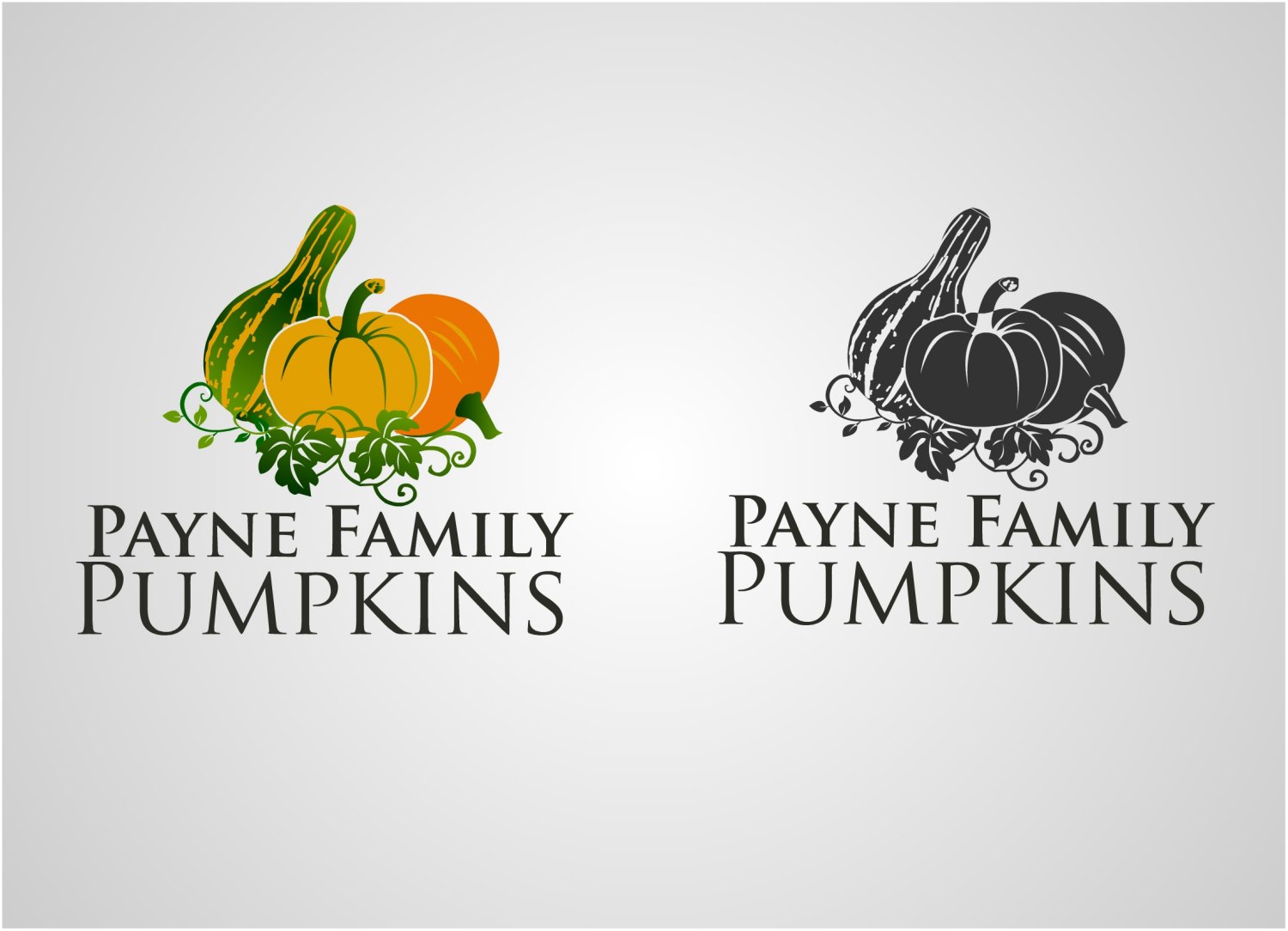 Logo Design by Kero for Payne Family Pumpkins | Design #15381044