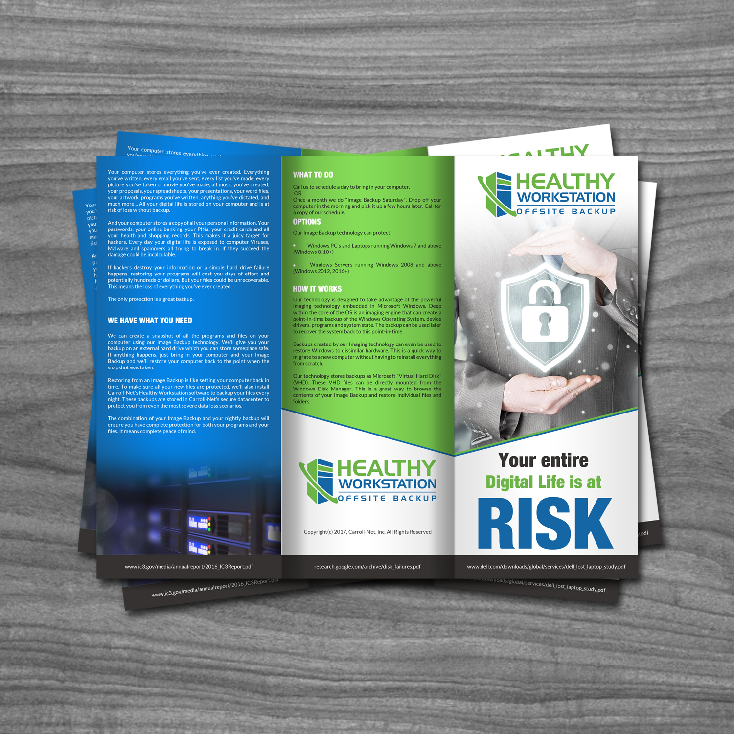 Brochure Design by debdesign for Carroll-Net, Inc. | Design #15377937