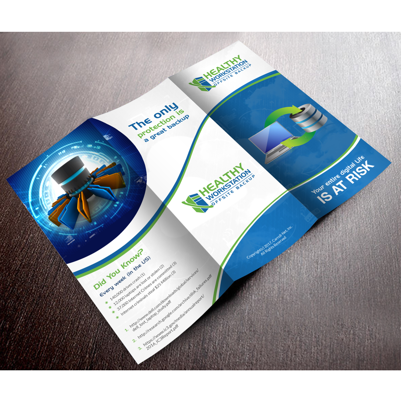 Brochure Design by debdesign for Carroll-Net, Inc. | Design #15378563