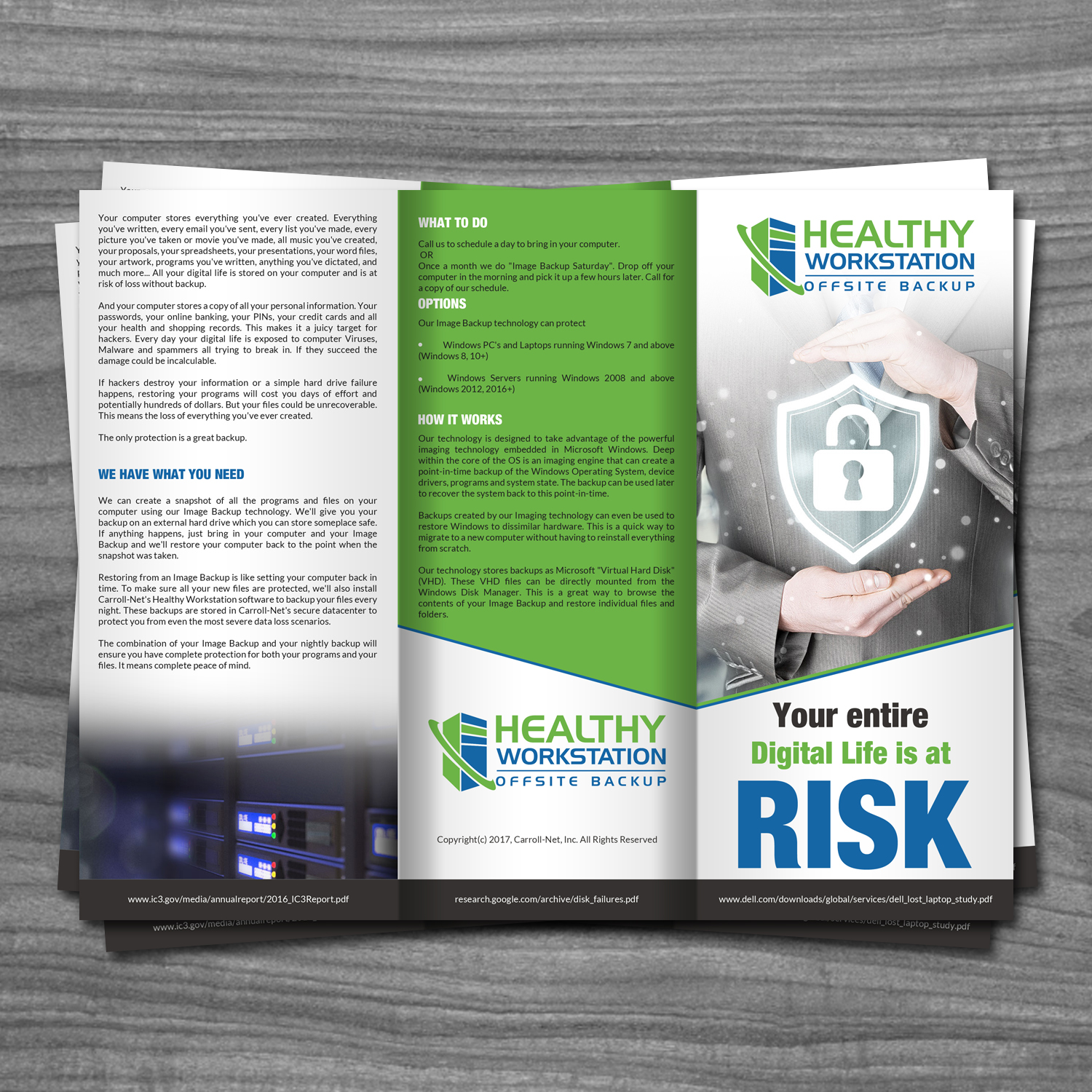 Brochure Design by debdesign for Carroll-Net, Inc. | Design: #15382888