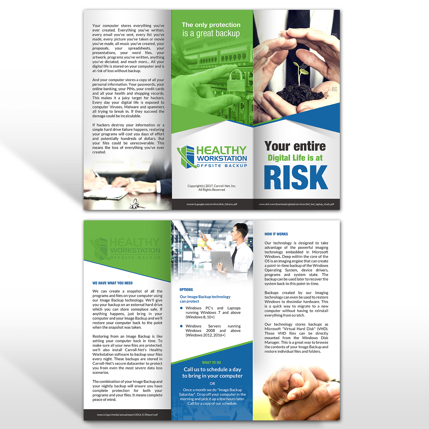 Brochure Design by debdesign for Carroll-Net, Inc. | Design #15405309