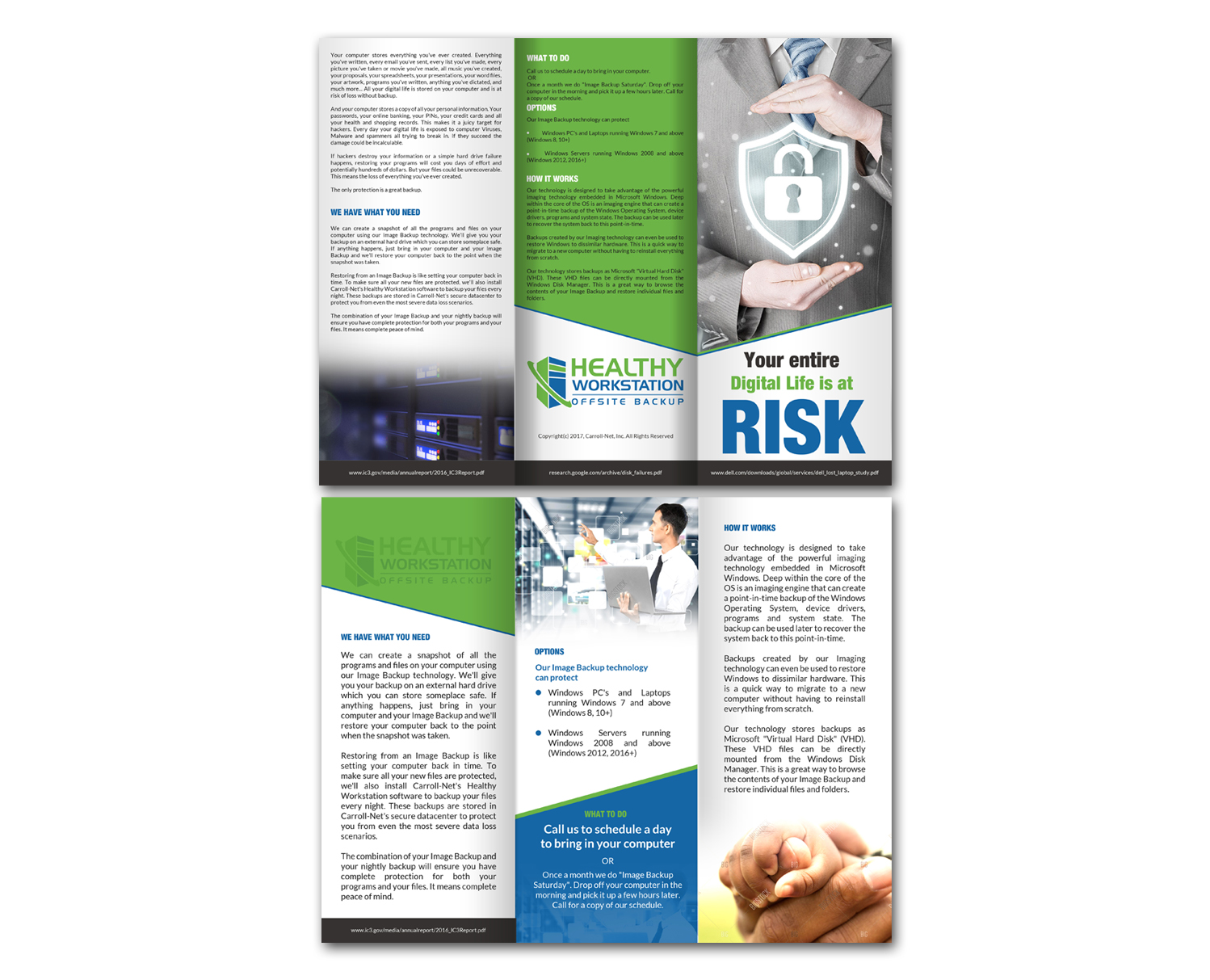 Brochure Design by debdesign for Carroll-Net, Inc. | Design #15466250