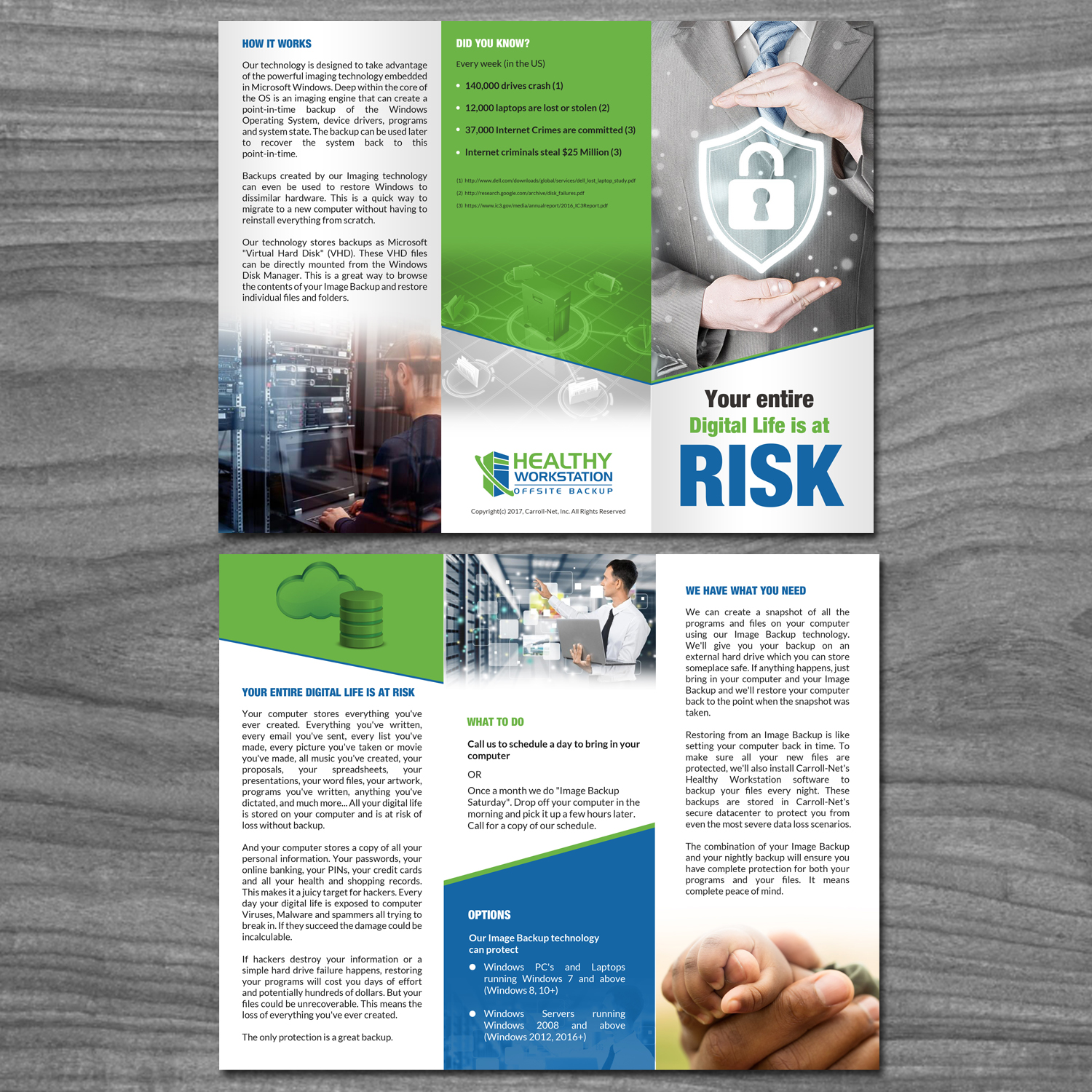 Brochure Design by debdesign for Carroll-Net, Inc. | Design #15484366