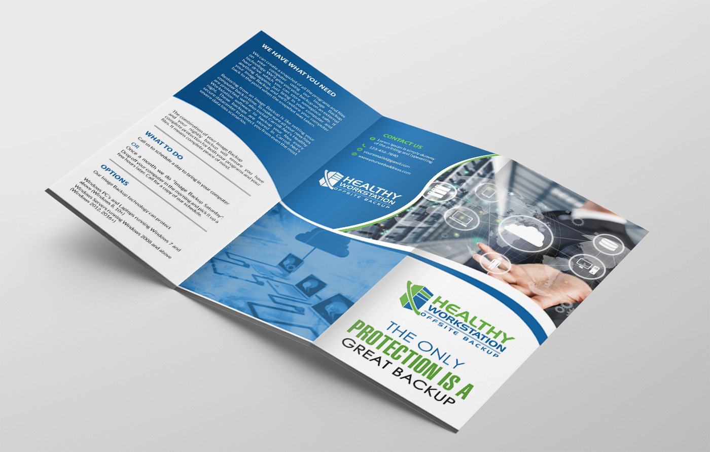 Brochure Design by creative.bugs for Carroll-Net, Inc. | Design #15384898