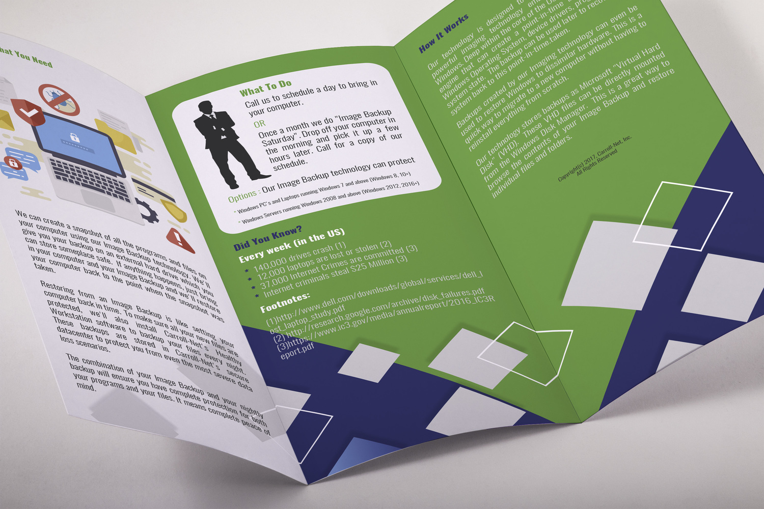 Brochure Design by wowphics for Carroll-Net, Inc. | Design #15425513