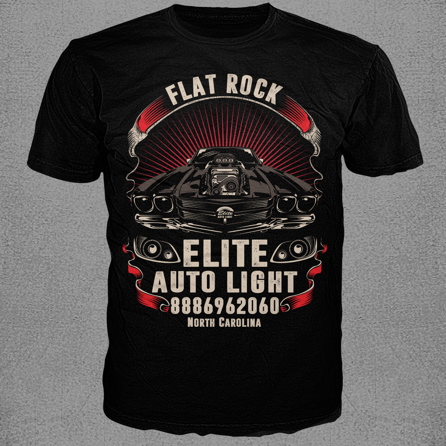 T-shirt Design by Kiki Hermawan for Elite Auto Lights | Design #15386820