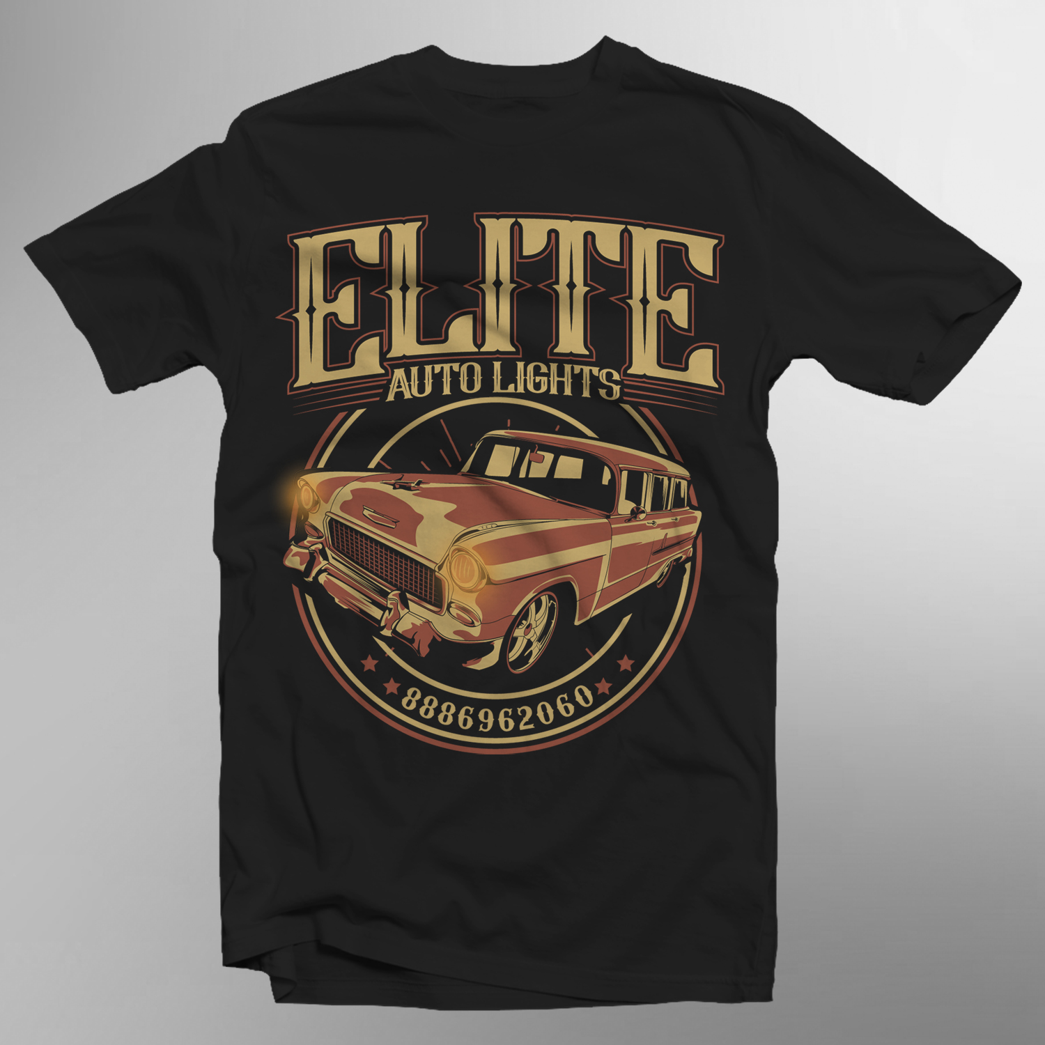 T-shirt Design by Michaelsefrico for Elite Auto Lights | Design #15383196